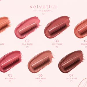 Lips velvet nude lipstick
